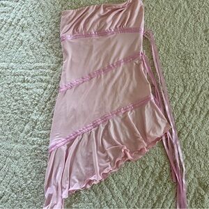 I.AM.GIA Pink Asymmetrical Dress